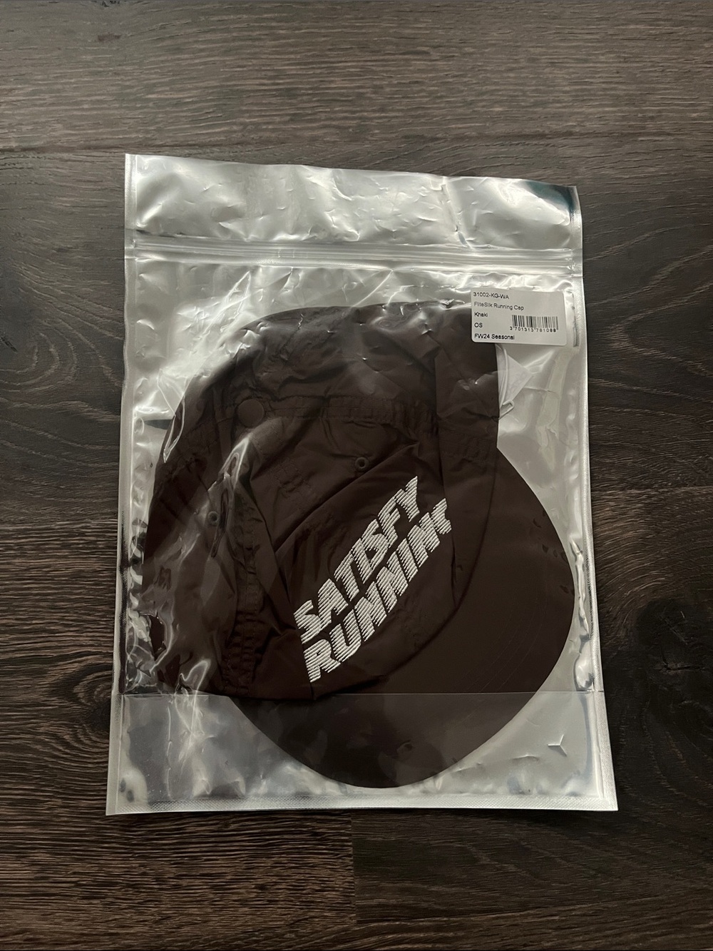 Safety Running Khaki Performance Cap